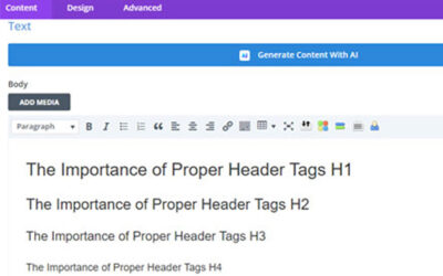 The Importance of Proper Header Tags